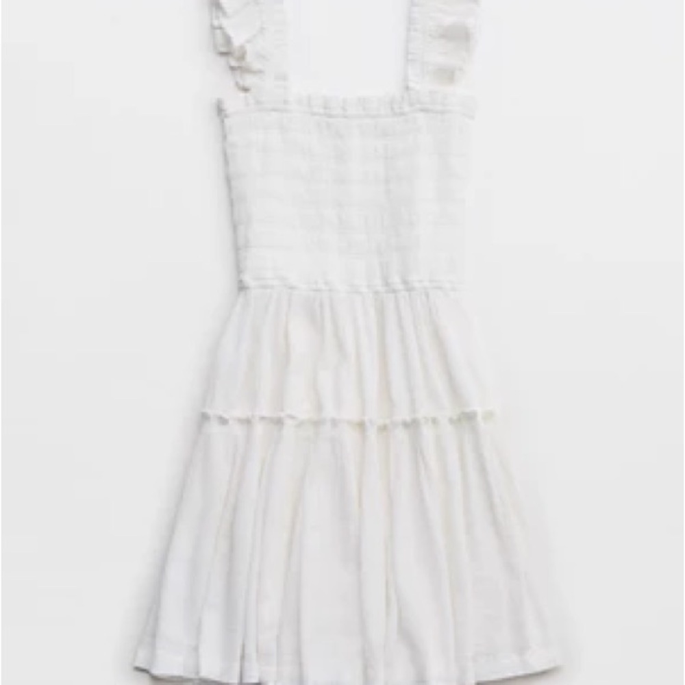NWT - Aerie flirty shoulder summer mini dress